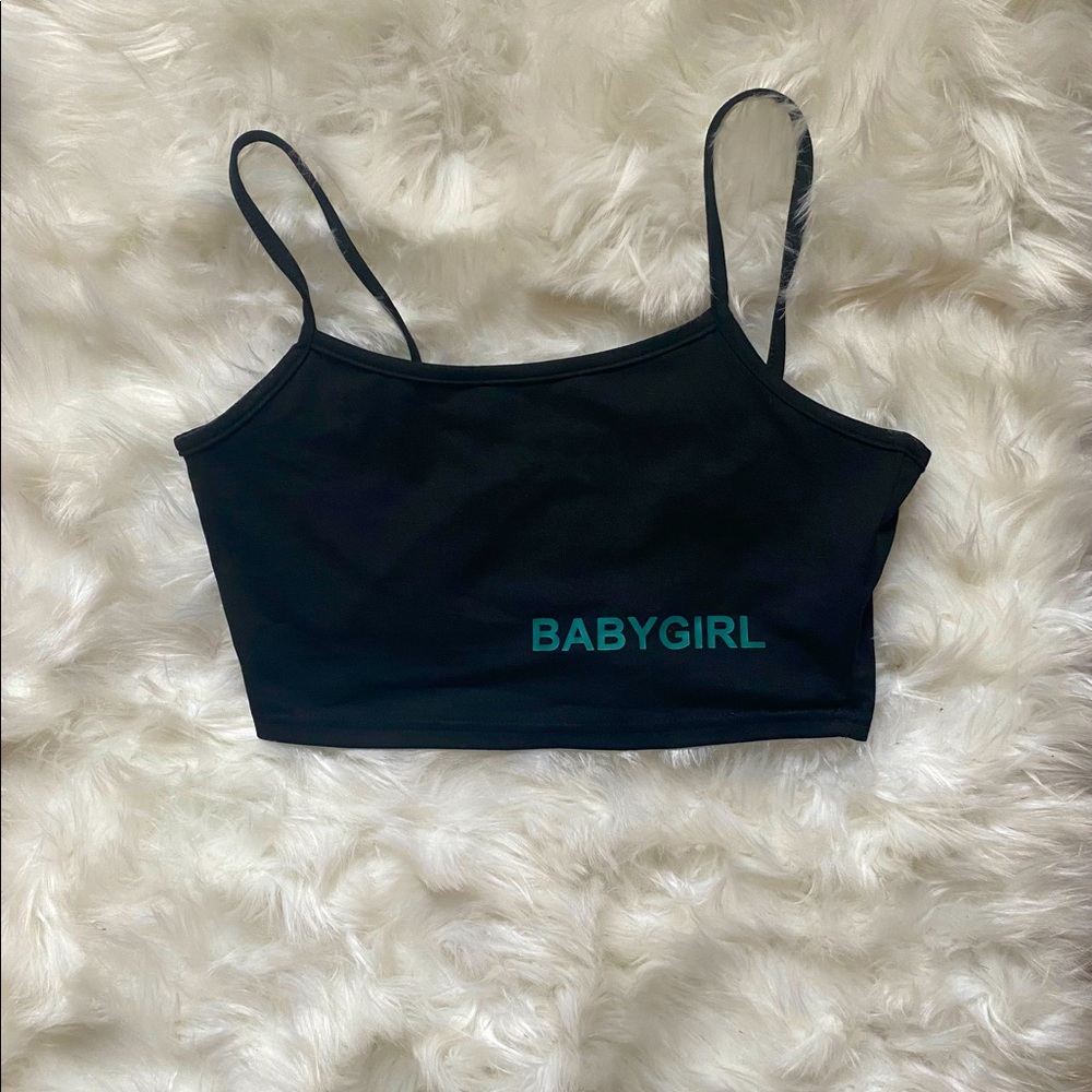 “Babygirl” crop top